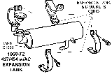 1969-72 427/454 Expansion Tank Diagram Thumbnail